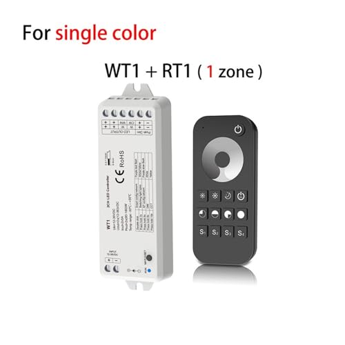 Variateur LED CCT 12V 24V WT1 avec dimmer switch 2.4G pour ruban blanc