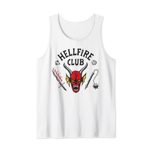 Stranger Things 4 Hellfire Club Logo Camiseta sin Mangas