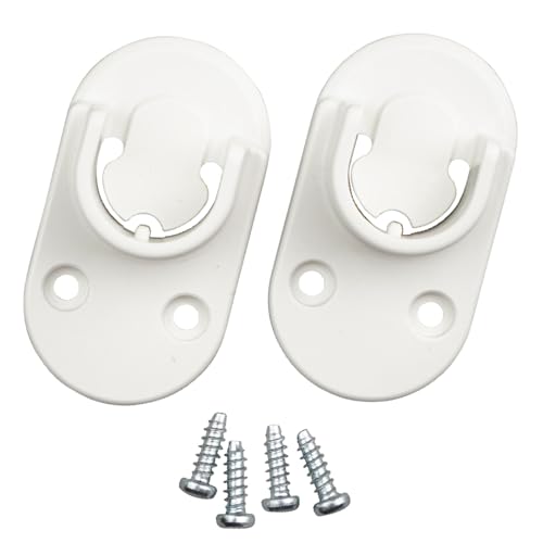Soporte para barra de ropa #152533 apto como pieza de repuesto para armarios IKEA HJÄLPA (2 unidades)
