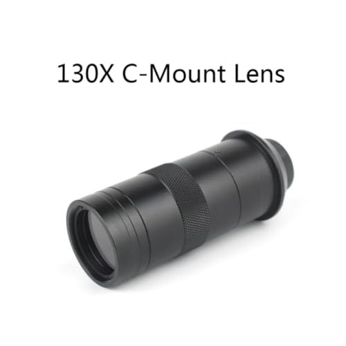 Lente objetivo para cámara de microscopio industrial con enfoque ajustable tipo C 7
