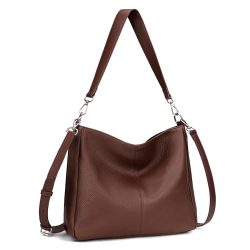 Image of befen Soft Genuine Leather Hobo Bags Purse for Women Crossbody Shoulder Bag