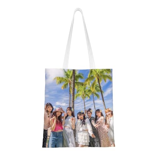 Fruits Zipper (4) カスタマイズ カンバス風ショッピングバッグ 厚 10cm× 高 32cm× 長 36cm 肩掛け/手提げ コンビニ/旅行/日常 適用 レジ袋代替