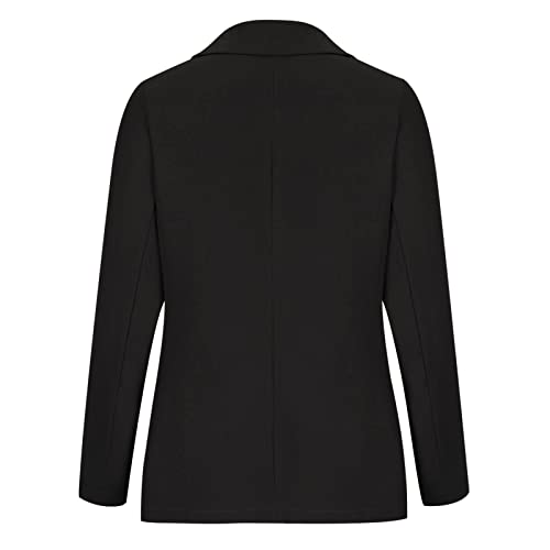 Womens Casual Blazer Jackets Suit Long Sleeve Open Front with Button Fall Outfits Cardigan Jacket for Business Office2