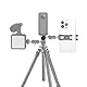 NovelGoal Schraubenlochhalterung, Magic Cubic Mount-Adapter, 0,64 cm, 0,95 cm, kompatibel mit GoPro DSLR-Kameras, Käfigblitz, Mikrofon, Monitor, Stativhalterung (Magic Cube A)