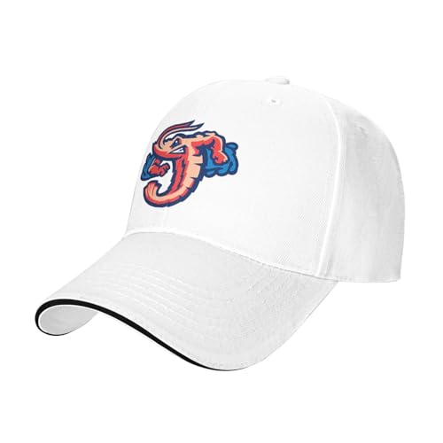 Jacksonville Jumbo Shrimp Sandwich Cap Unisex Classic Baseball Capunisex Adjustable Casquette Dad Hat White
