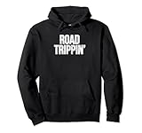 Road Trippin' - Road Trip Hoodie with Vintage Design Pullover Hoodie