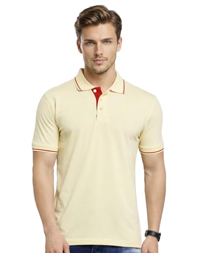 Image of Scott International Cotton Polo T Shirt | Collar Tshirts | Half Sleeves Plain T Shirt | T-Shirt |Tshirt for Men Stylish | Men's Tshirt