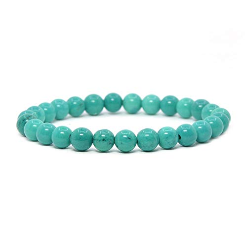 Image of Justinstones Gem Semi Precious Gemstone 8mm Round Beads Stretch Bracelet 7 Inch Unisex