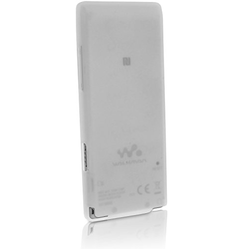 Igadgitz U3294 Silicone Skin Case Cover + Screen Protector Compatible With Sony Walkman Nwz-A15, A17, A25, A27 8Gb 16Gb 32Gb & 64Gb - Clear #TOP5