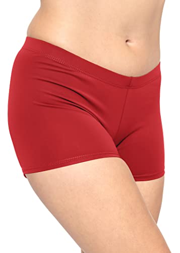 STRETCH IS COMFORT Women's and Plus Size Nylon Booty Shorts | S-3X
