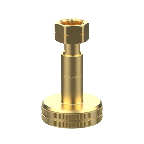 Drehmeister Adaptateur de réservoir Dish pour Le Remplissage de Bouteilles de gaz avec Filetage KLF G.12 (Bouteilles de gaz allemandes)