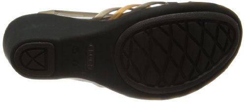 Crocs Huarache Sandal Wedg, Tacco Donna, Oro