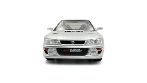 Subaru Impreza 22B 1998 Silver 1:18 Modelo Diecast miniatura 6