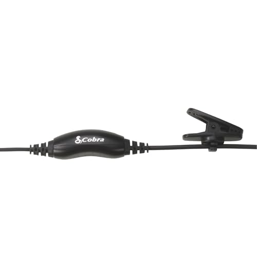 Image of Cobra 2.5mm D-Style Headset for Two-Way Radios - Over-The-Ear Headset for Hands-Free Communication with Push-to-Talk Button