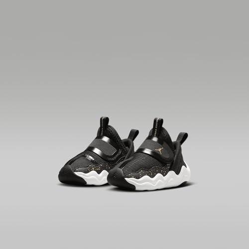 Jordan 23/7 Baby/Toddler Shoes (Black/White/Metallic Gold)2