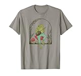 Cottagecore Grenouille esthétique jouant au banjo sur champignon T-Shirt...