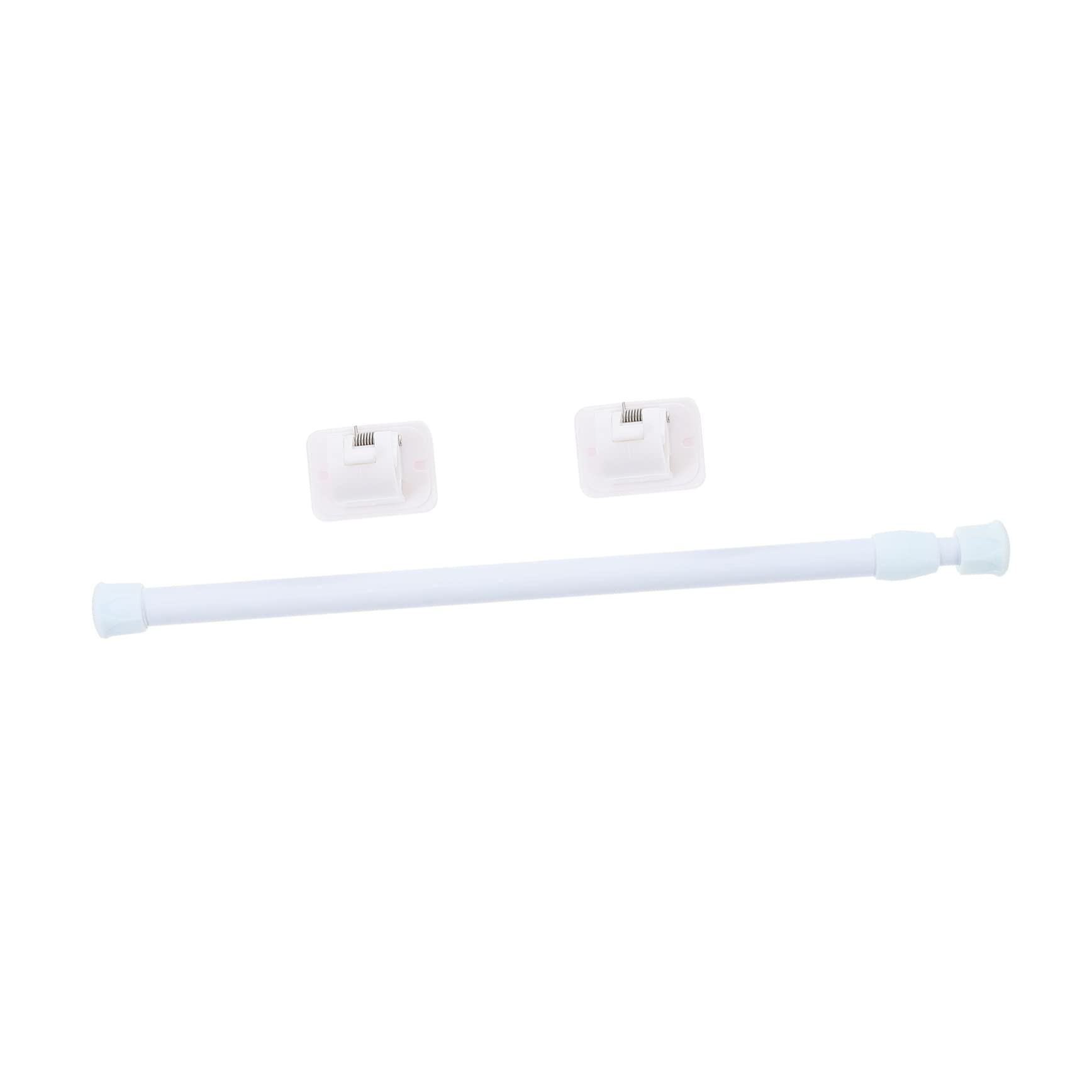 TIDTALEO 1 Set telescopic rod adjustable clothing rail retractable rod cupboard bars tension rods Telescopic Clothes Rail adjustable stand expandable curtain rod iron curtain rail no nails