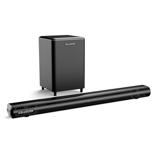 Image of CBS-02 ULTRABAR Soundbar with Bluetooth 5.3, Virtual 3D Sound, Smart Sound Modes, LED Display & Remote Control