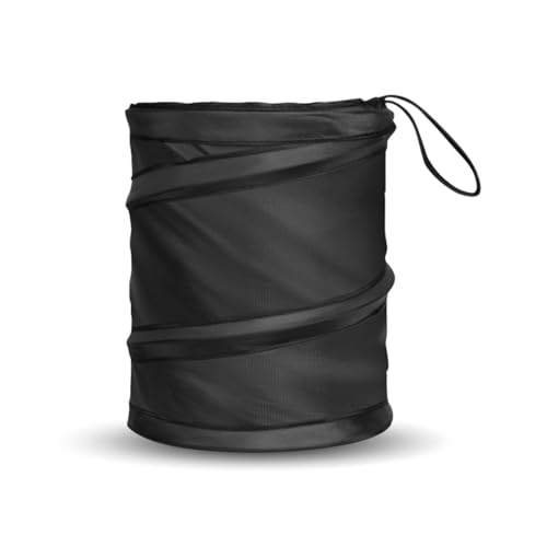 Image of Car Trash Can, Mini Collapsible Portable Garbage Bin with Magic Sticker, Pop-up Water Proof Bag, Hanging Waste Basket Bin, Rubbish Bin Organizer, Suitable for Most Cars (1 PC)