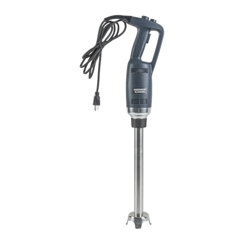Image of Restaurantware Immersion Blender 5 Count 16 inch Shaft Stainless Steel Hand Mixer Variable Speed 2 /3 HP Kitchen Blender Culinary Tool Blue