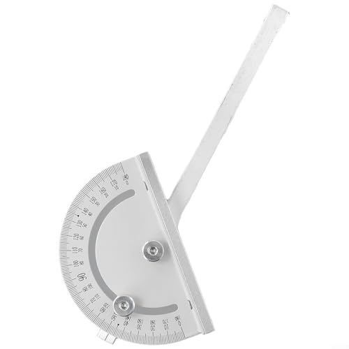 Righello angolare compatto in metallo per mini sega da banco con design a T per tagli accurati