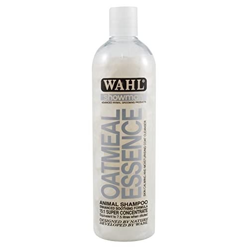 Wahl Oatmeal Essence Sensitive Skin Dog Shampoo, Concentrated Formula 500ML