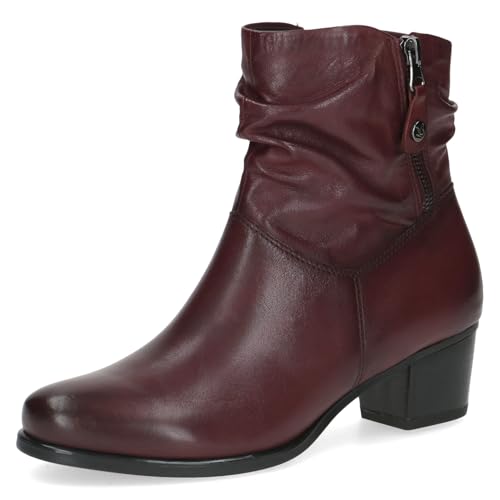 Bottines femme à talons en cuir souple pour pieds sensibles avec zip