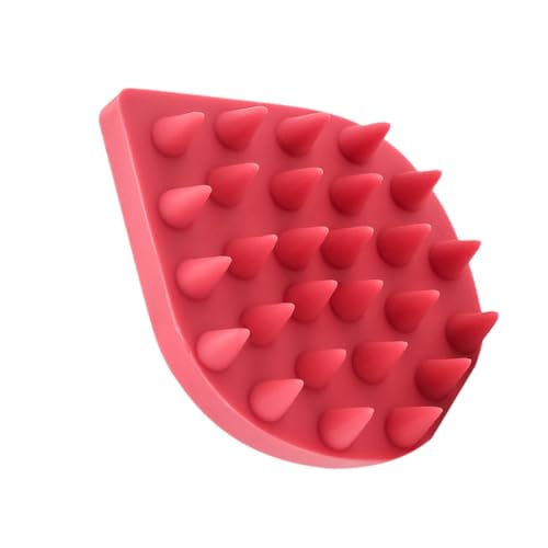 GARVALON Spazzola da Bagno in Silicone a Forma di Goccia D'acqua per Shampoo e Massaggio del Cuoio Capelluto, Pettine Portatile Unisex per Rimuovere Sebo e Favorire la Circolazione