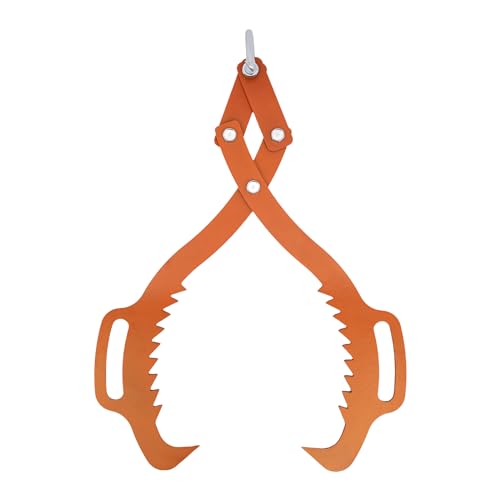 LKHDONG Pince forestière pour troncs d'arbres, pince de levage en acier, pince de chargement pour bois, pince à bois, force de traction 700/1000 kg, pince à remorquer, pince à recul, pince forestière