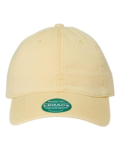 Legacy Relaxed Twill Dad Hat, Ajustable, Lemon