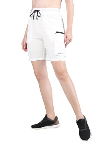 Image of CHKOKKO Summer Basketball Sports Workout Gym Training Wear Shorts for Women