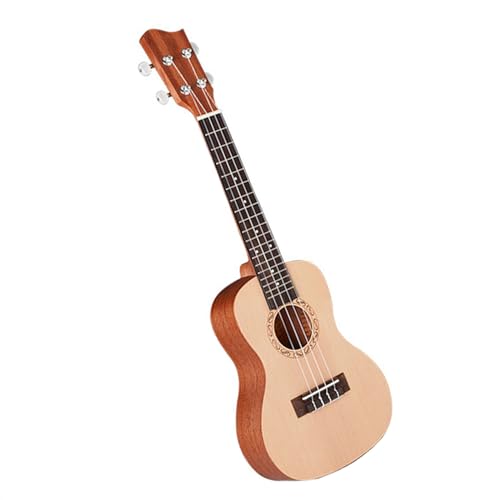 ZAMASS Professional Ukeleles 21/24-inch Matte Ukulele Spruce Plywood Body Rosewood Fingerboard Ukulele 4-string Small Guitar Instrument (Color : 24 inch)