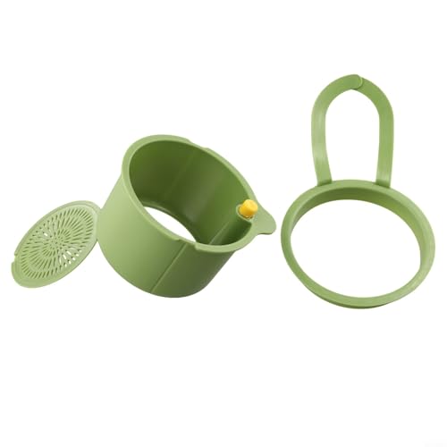 Colador colgante para fregadero de cocina blanco miniatura 2