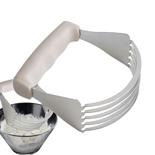 Juego de cortador de galletas, raspador de repostería y licuadora de , batidora de repostería de acero inoxidable resistente, cómodo agarre antideslizante, herramientas eficientes para hornear