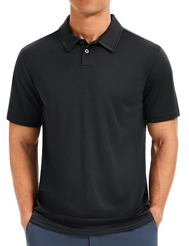 MAGCOMSEN Men's Polo Shirts Short Sleeve Collared Performance Dry Fit Breathable Golf Athletic Casual2