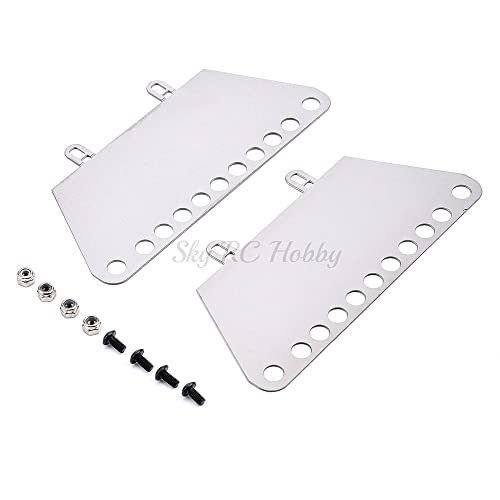 1:12 MN D90 D91 Model Accessory RC Car Spare Parts Metal Silver Pedal 95AE