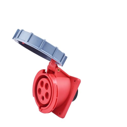 Prise inclinable 32A 5 pôles 415V avec socle étanche IP67