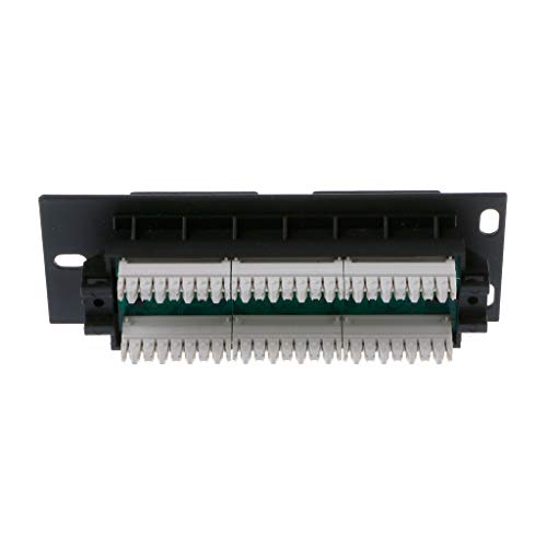 siwetg 6 poorten CAT5 CAT5E patchpaneel RJ45 netwerk wandmontage beugel voor rack montage - Image 6