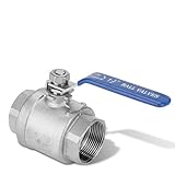 robinet inox 1/2 [Installation Polyvalente]: Conçu pour l’eau, l’ et les gaz ininflammables, sans contrainte d’orientation d’installation.