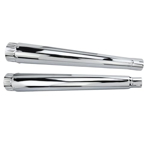 XUXRHMEAN Auspuffanlage Für Harley-Davidson Touring Road Glide FLT, Street Glide FLH Und Ultra Limited 2000–2020 Motorradauspuffrohr Motorrad Mittleres Rohr Auspuff(B)
