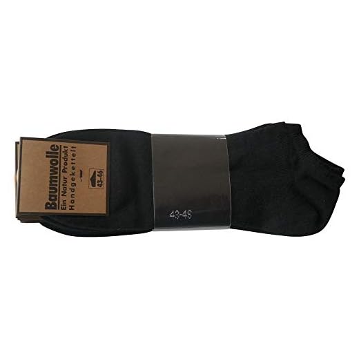 Herren & Damen 100% BIO Baumwolle Sneaker Socken Kurzer Schaft (8er Pack) Grau 39-42 5 Gesundheitsstrumpf 8 Paar 100% Baumwolle Sneaker Socken Füsslinge ohne Naht Schwarz bis Größe 58 (43-46)