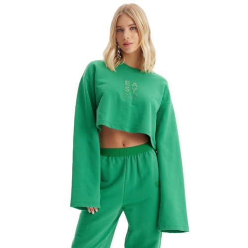 Cropped Moletom Lança Perfume Easy 502Bl006111 Feminino - Verde