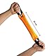 Bull Fit Bungee Beisswurst für Hunde, 30 cm, mit Zwei Schlaufen - Sehr Robustes Hundespielzeug zum Training, Tauziehen und Zerrspiele - Aus hochwertigem Feuerwehrschlauch handgefertigt, orange