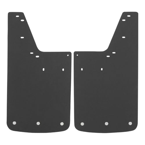 LUVERNE 250233 Front or Rear 12-Inch x 23-Inch Textured Rubber Mud Guards, Select Dodge Ram 1500, 2500, 3500, 2 Flaps