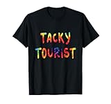 Vacation Tacky Tourist Costume Tie Dye Tacky Traveler Day T-Shirt