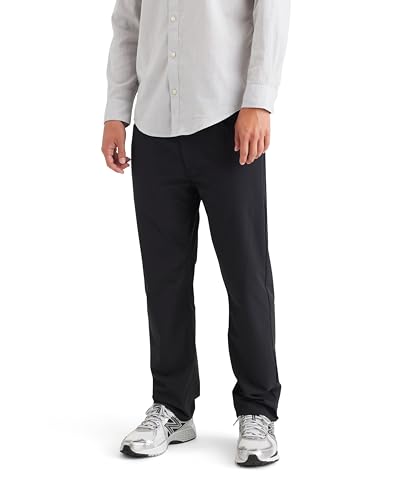 Dockers Men's Slim Fit Go Jean Cut Pants, Beautiful Black, 33