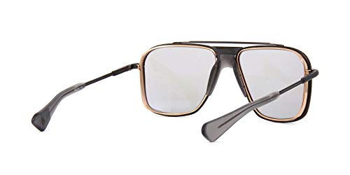 Dita INITIATOR DTS116-58-03 Sunglasses Black Iron - Rose Gold lens rims - Matte Crystal Grey w/Medium Grey - AR Lens 58mm4
