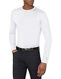PGA TOUR Men's Standard Golf UPF50 Solar Block Crew Tee Shirt, Bright White, Large