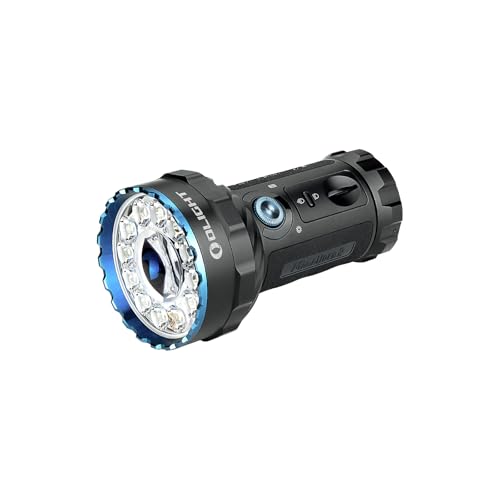 Lampe de poche puissante rechargeable avec projecteur LED longue portée