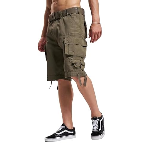 Brandit Men's Savage Ripstop Shorts, Olive Cover